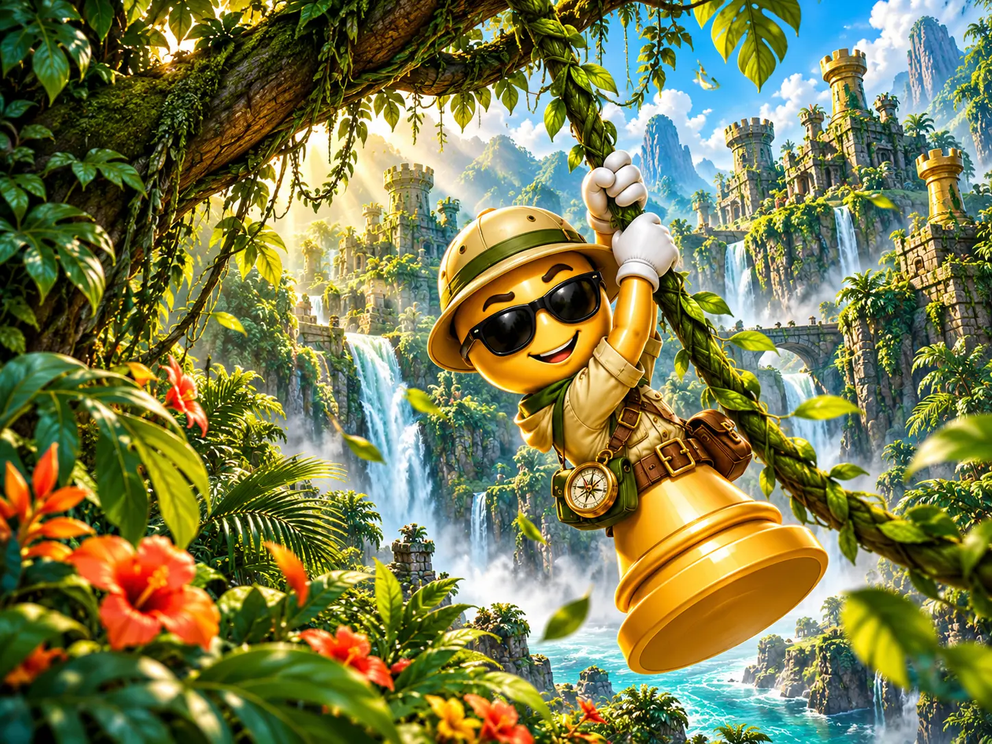 Pip’s jungle vine adventure